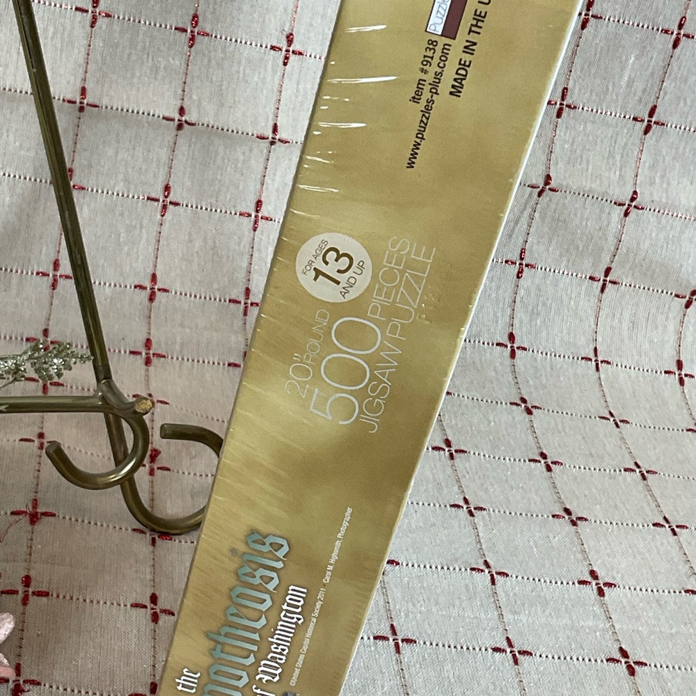 Apotheosis of Washington 500 pc Jigsaw Puzzle 20" Round US Capitol #9138 New - Picture 5 of 6